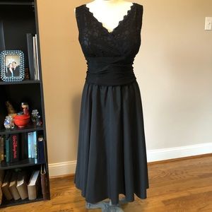 Vintage black cocktail dress